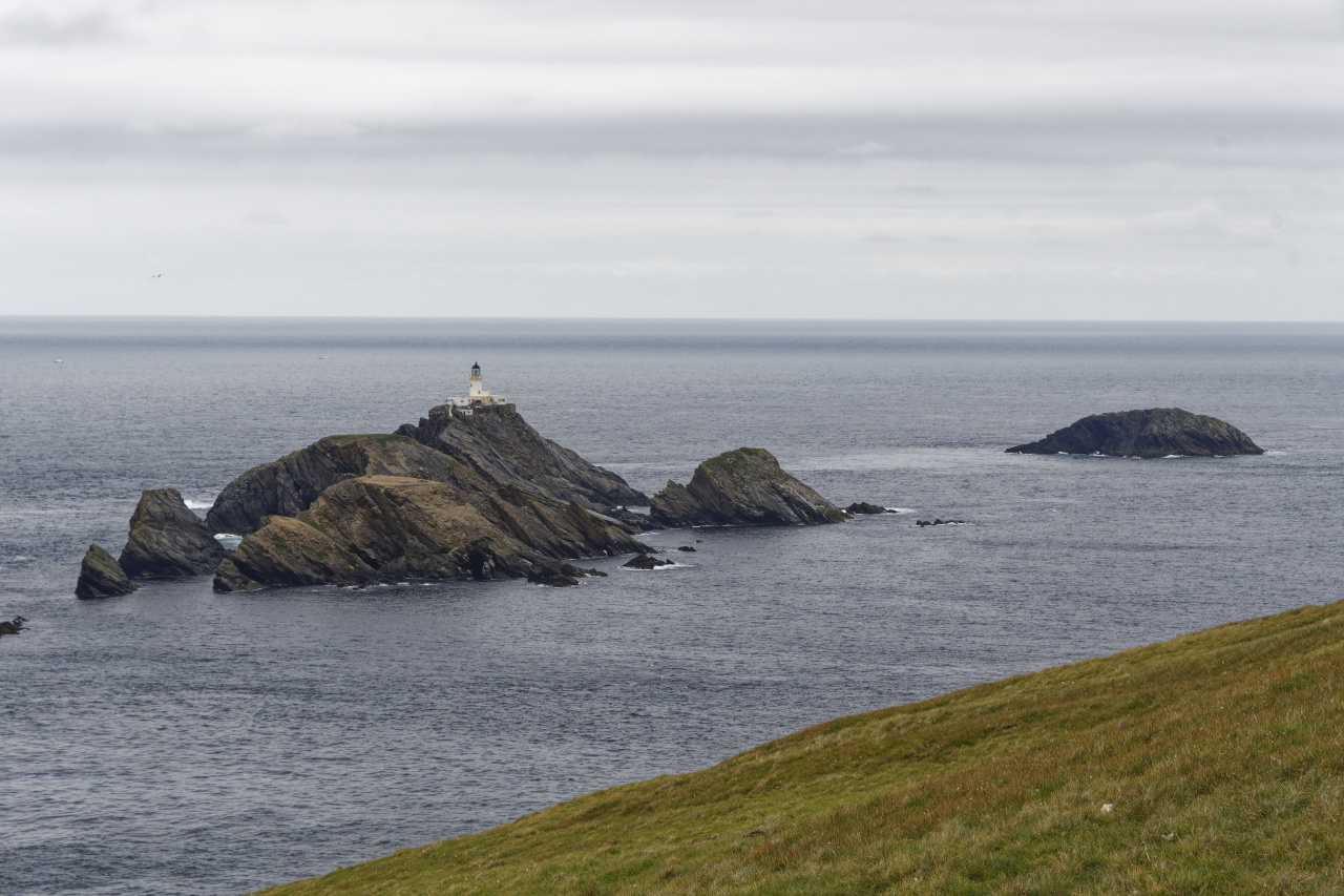 Muckle Flugga Lighthouse, and Out Stack