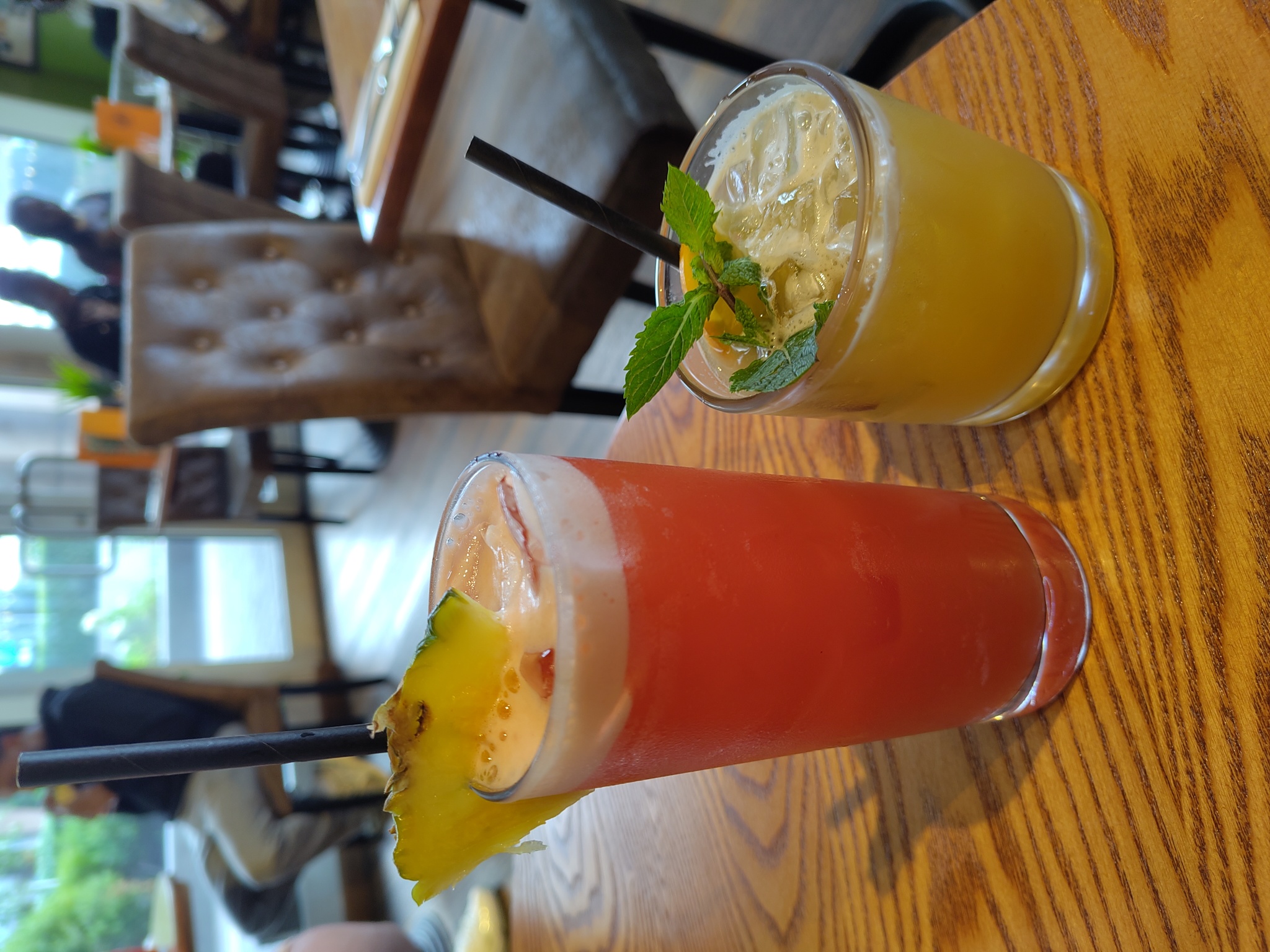 Rum Punch and Excotica Sour Cocktails