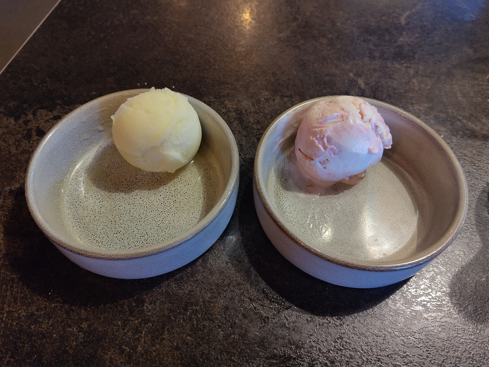 Sorbet and Ice Cream