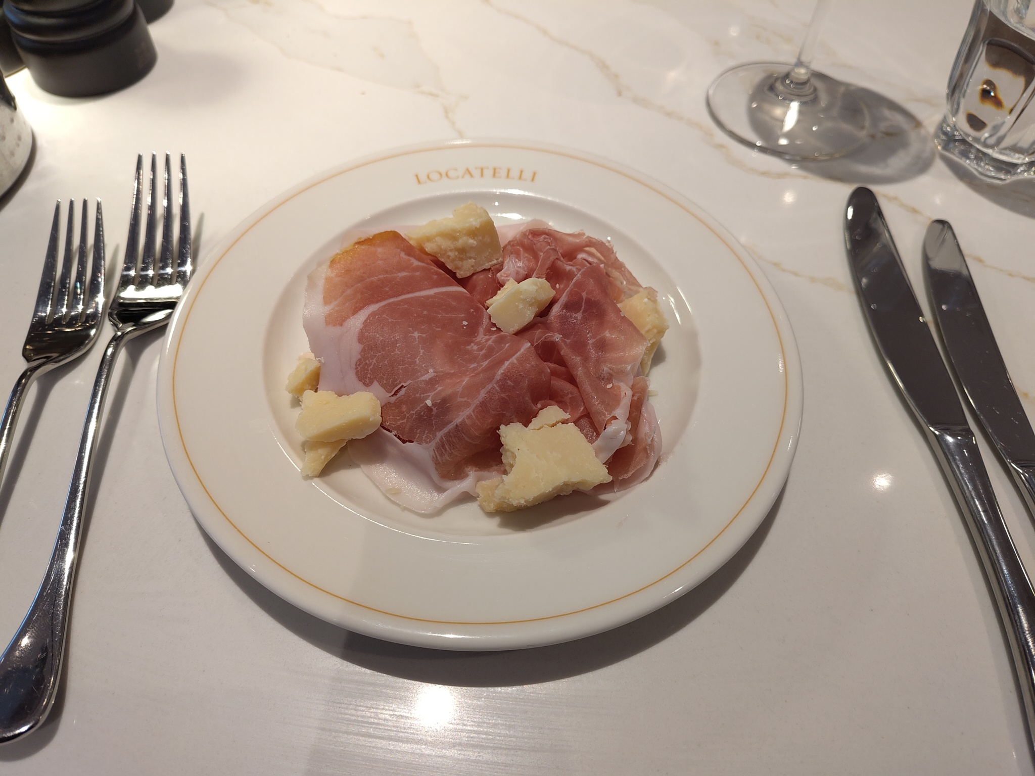 Parma Ham with Parmesan Cheese Cubes