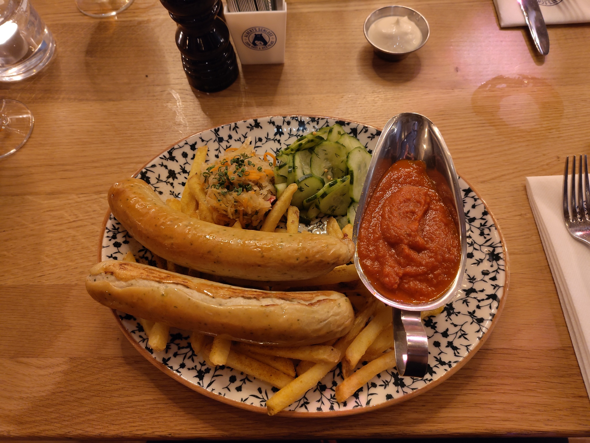Currywurst Platter