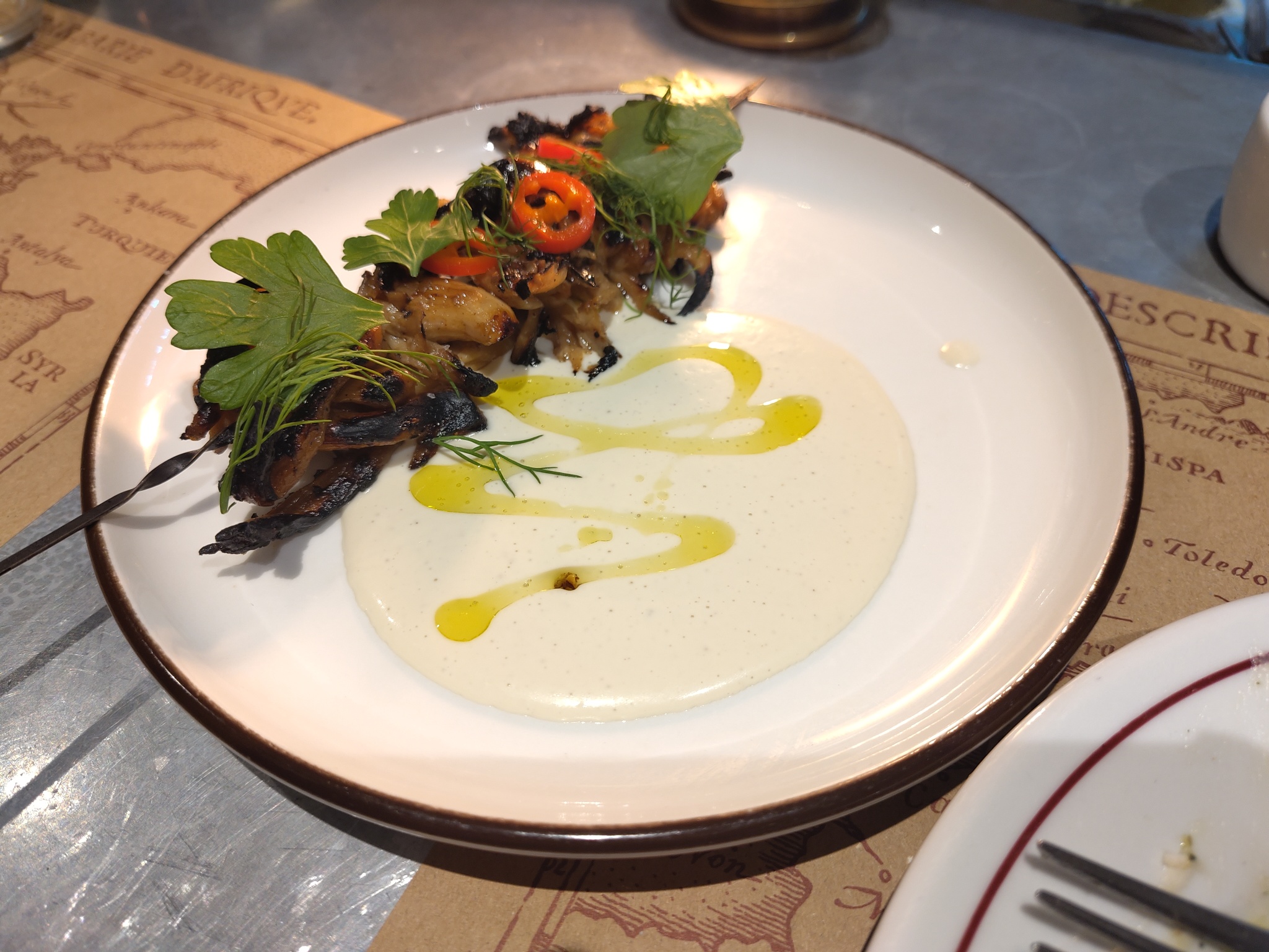 Mushroom Kebab