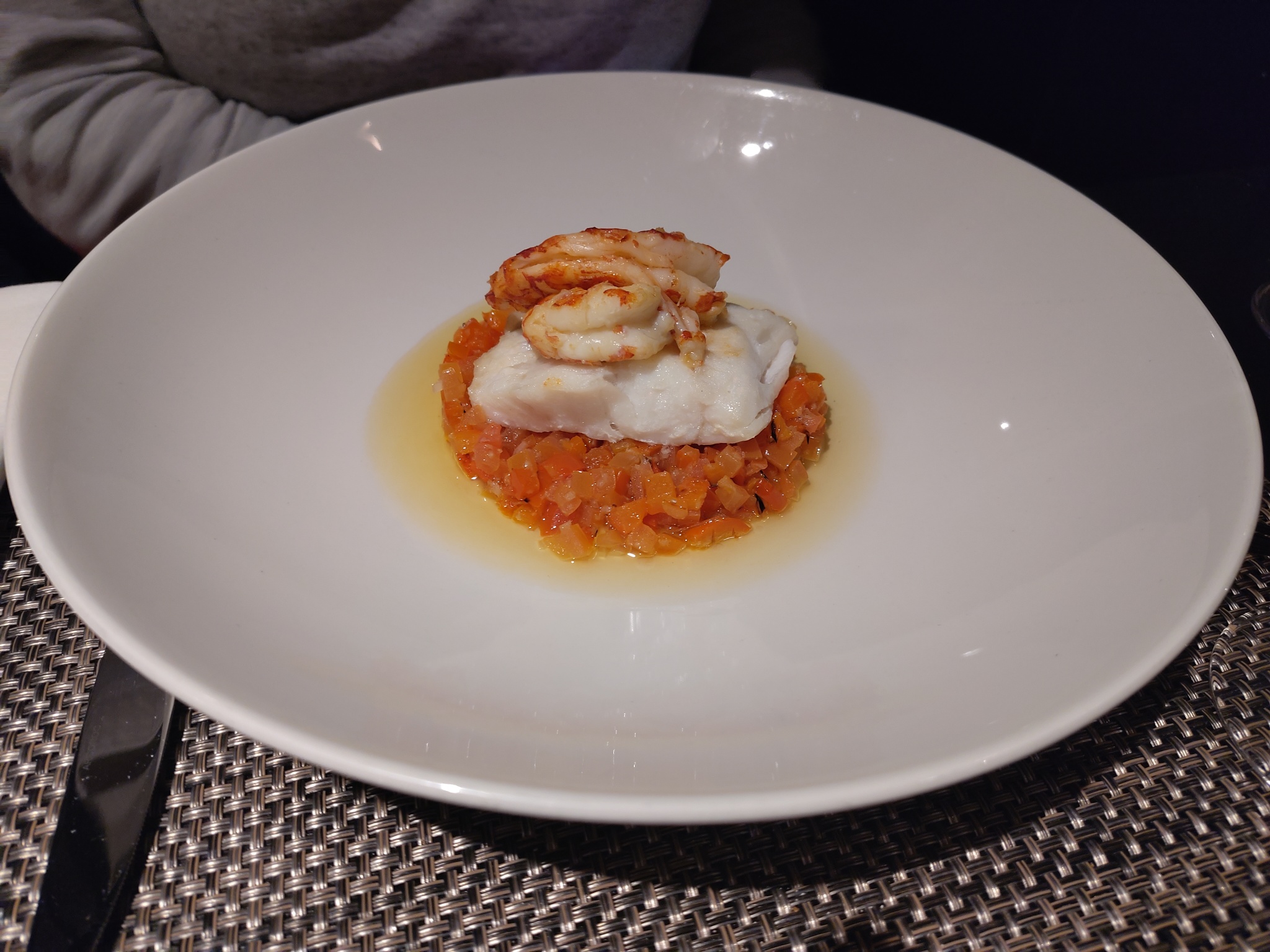 Cod with Prawn