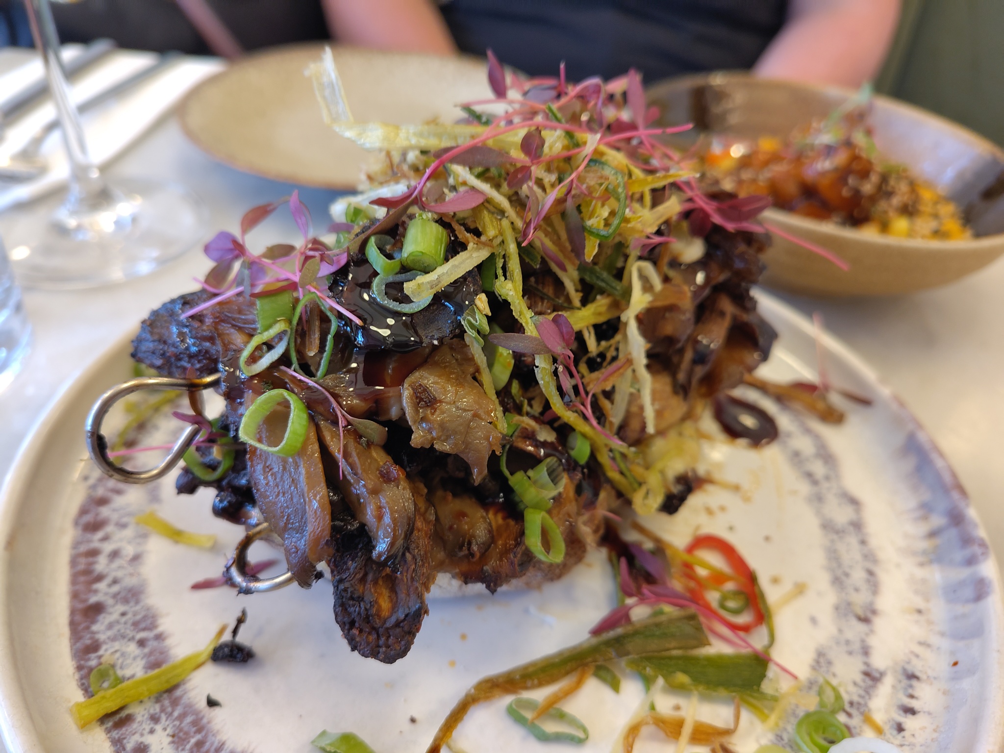 Oyster Mushroom Skewers