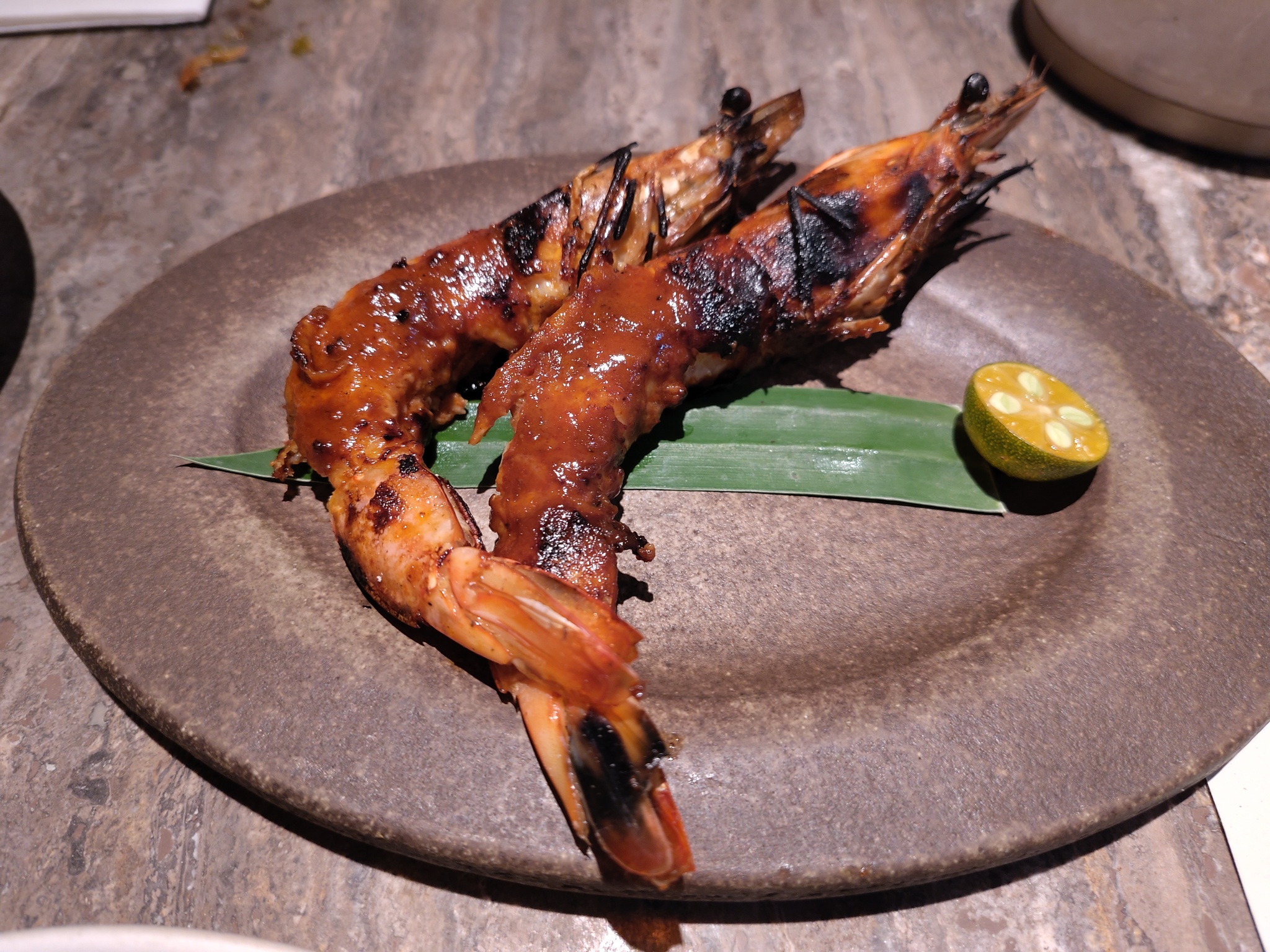 Grilled Tiger Prawns