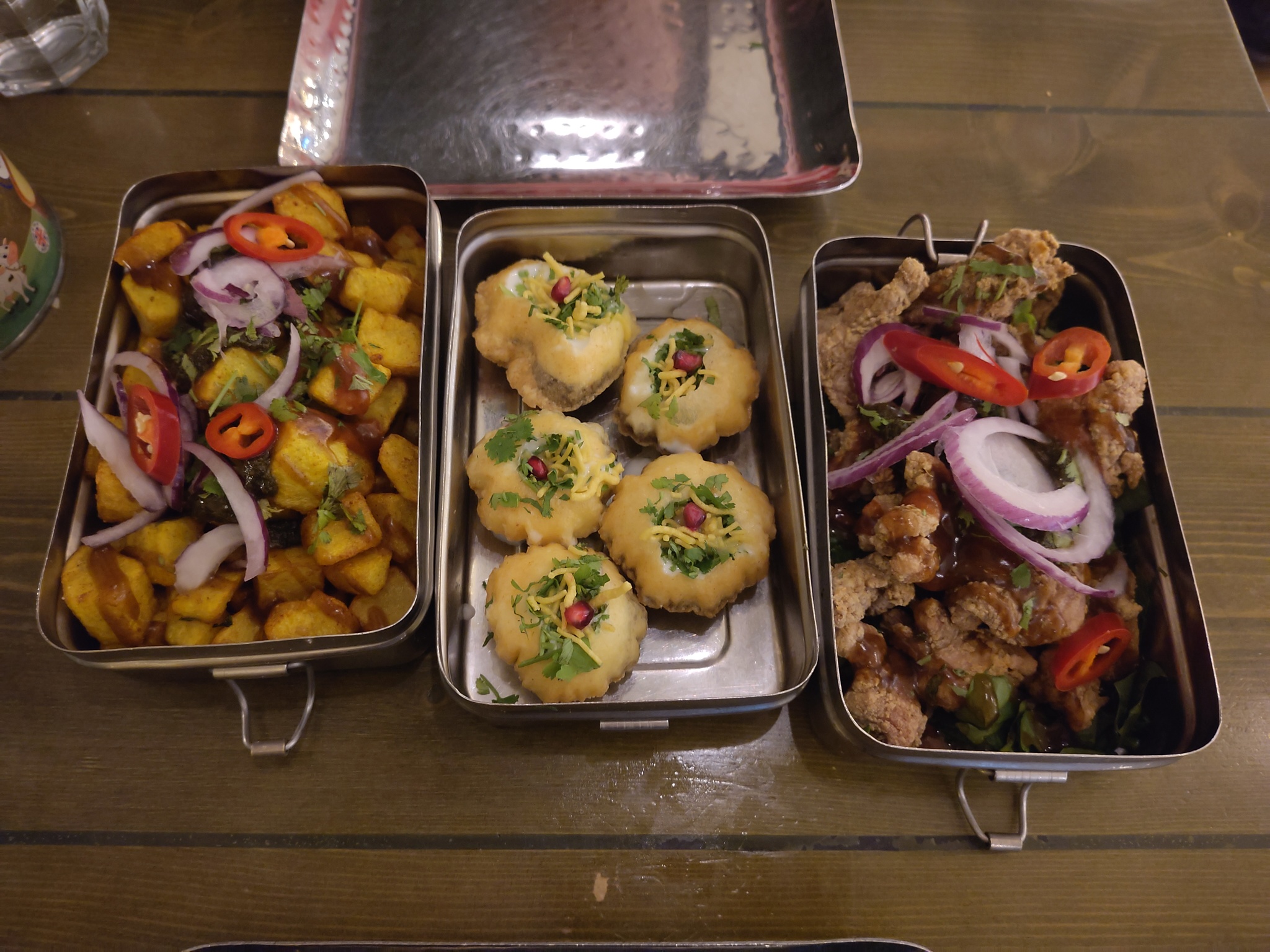 Patatas Bravas, Yoghurt Chat Bombs, and Gunpowder Chicken