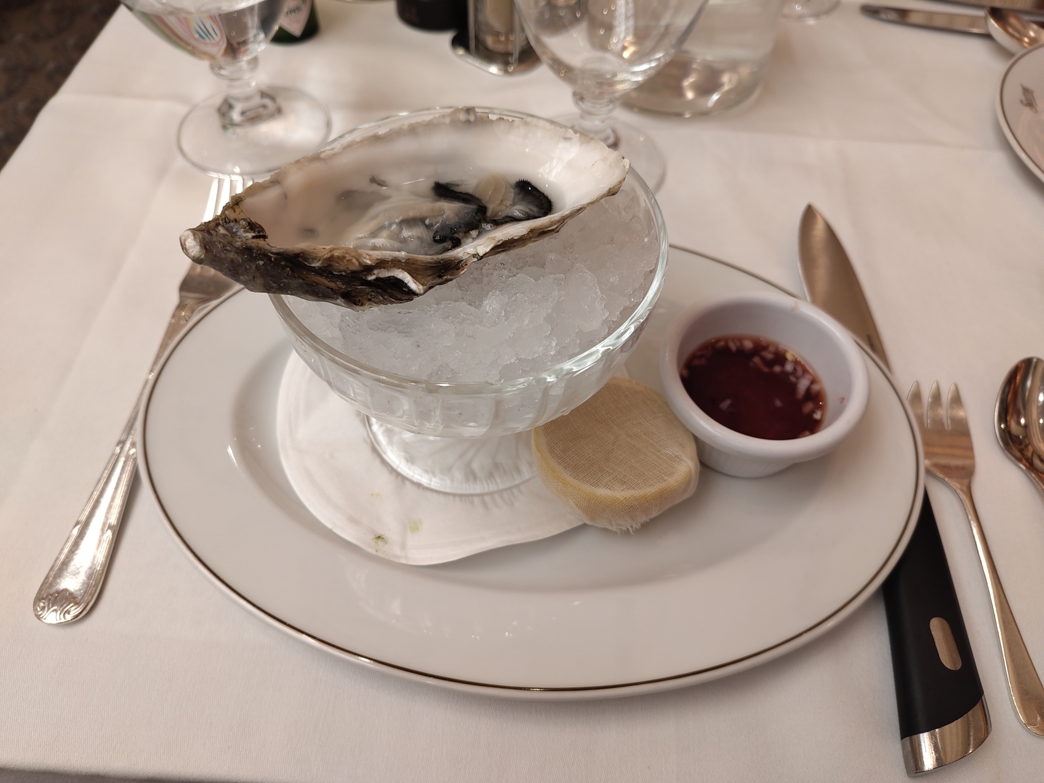 Oyster with Trimmings