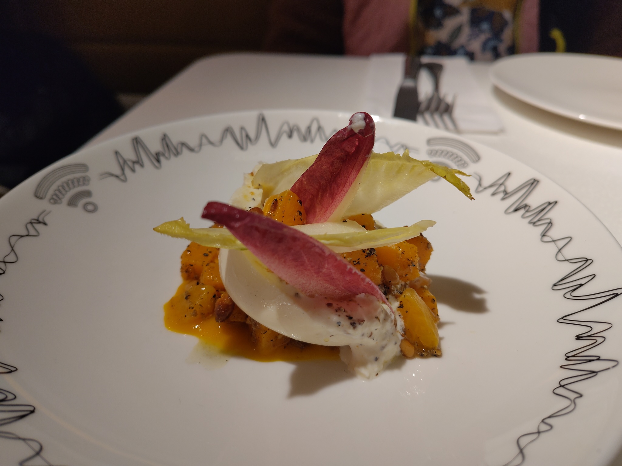 Burrata with Butternut Squash