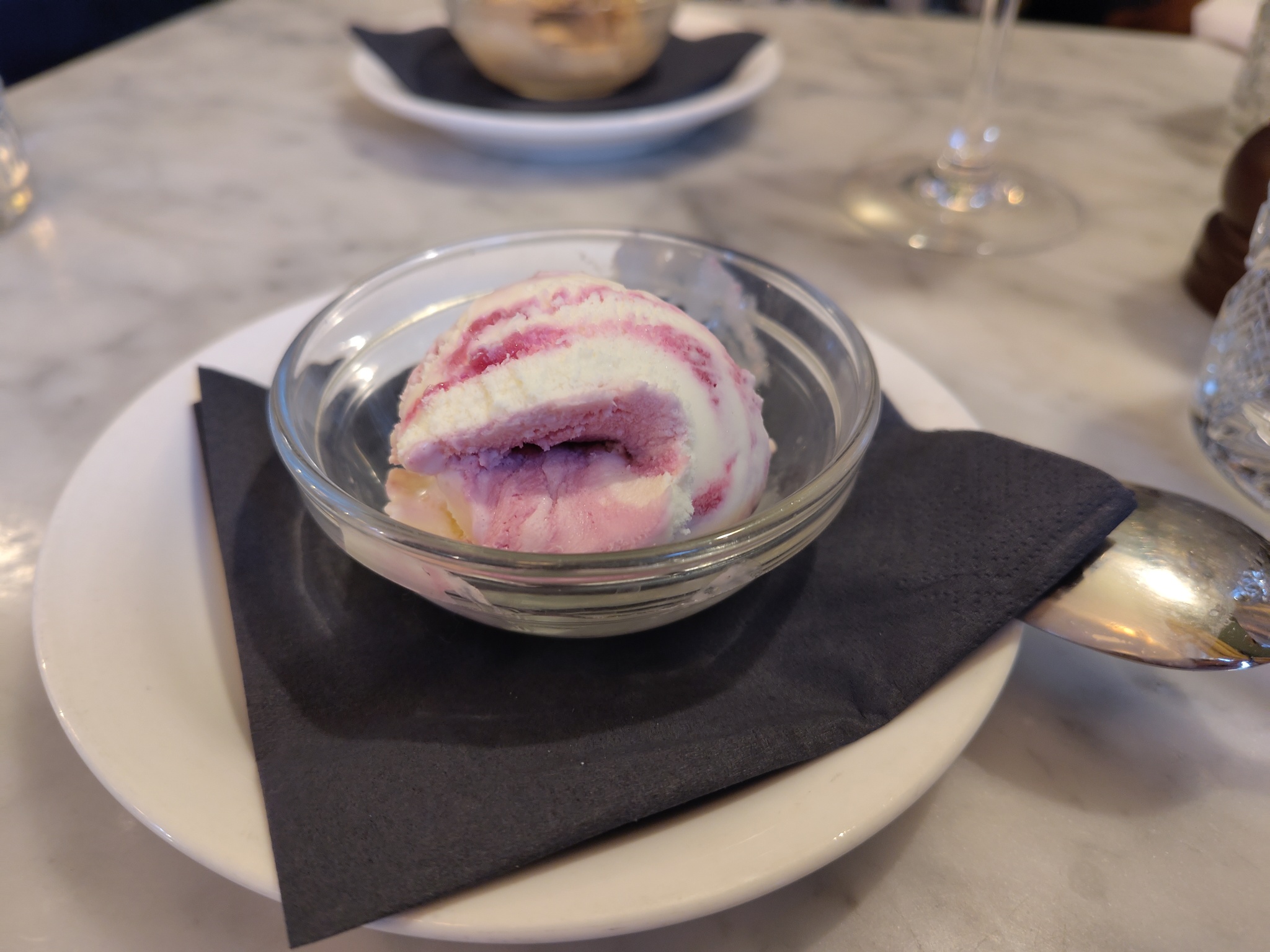 Raspberry Swirl Ice Cream