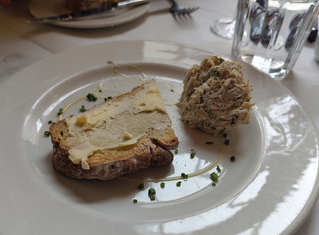 Smoked Mackerel Paté with Sourdough and Butter