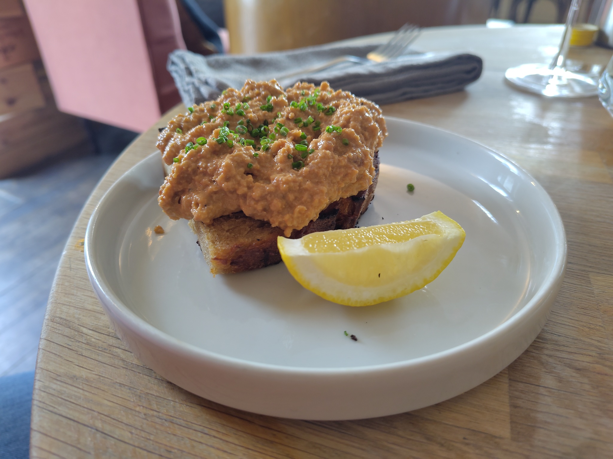 Potted Crab on Toast
