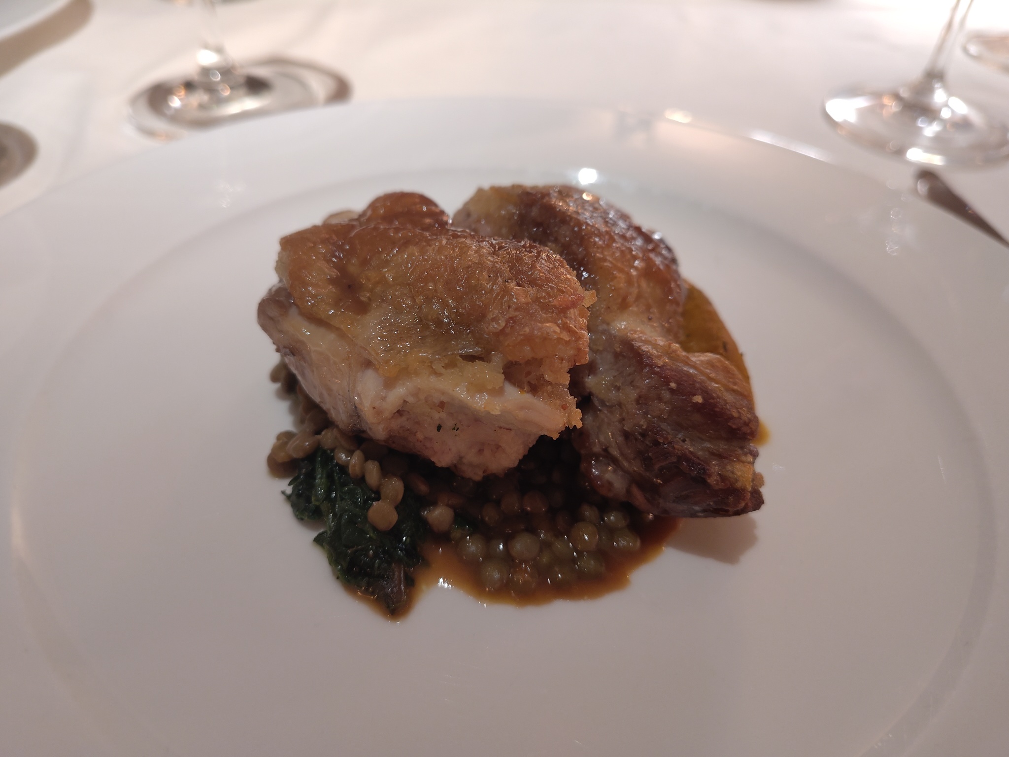 Guinea Fowl Breasts with Pancetta
