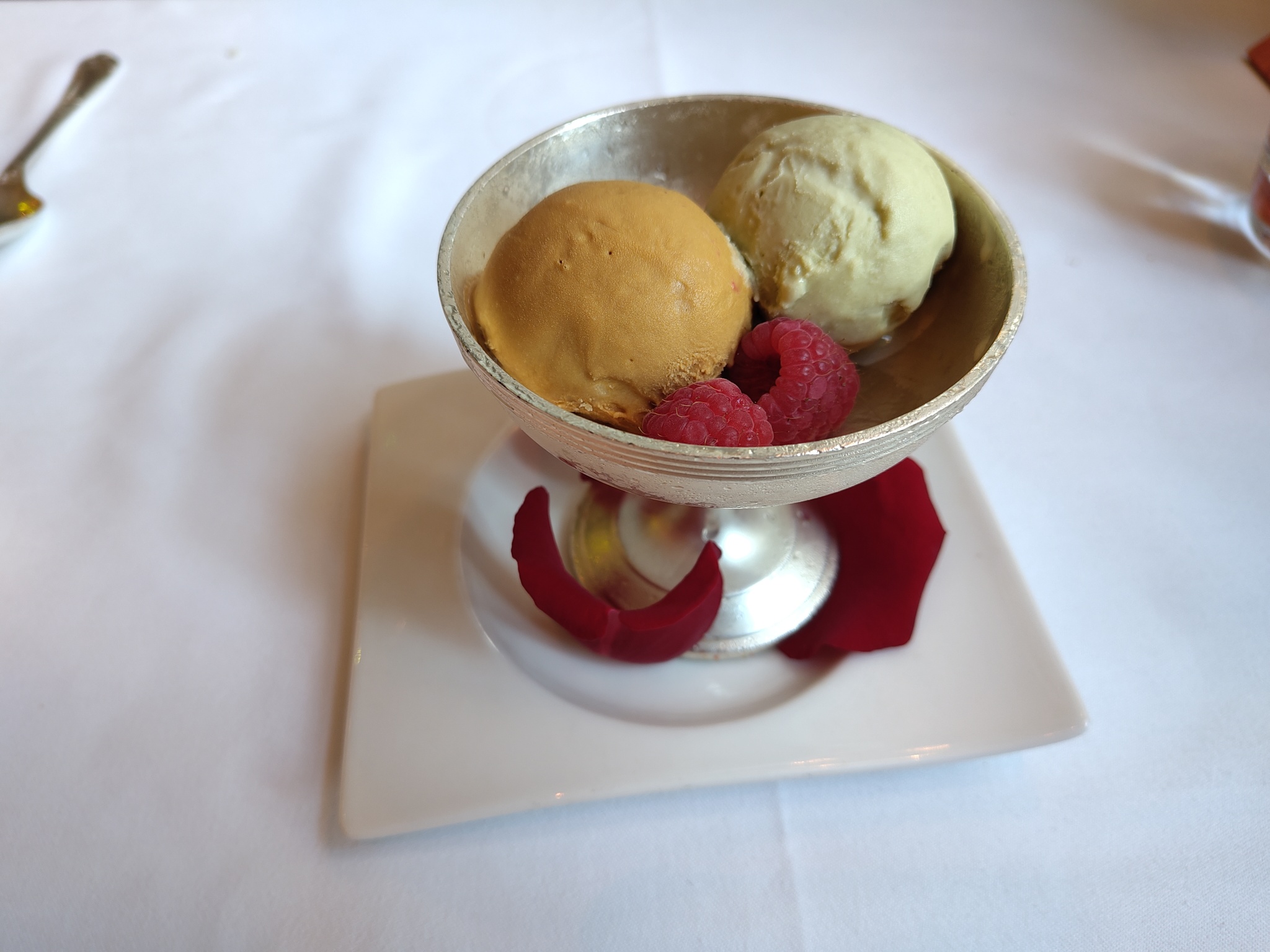 Pistachio and Salted Caramel Gelato
