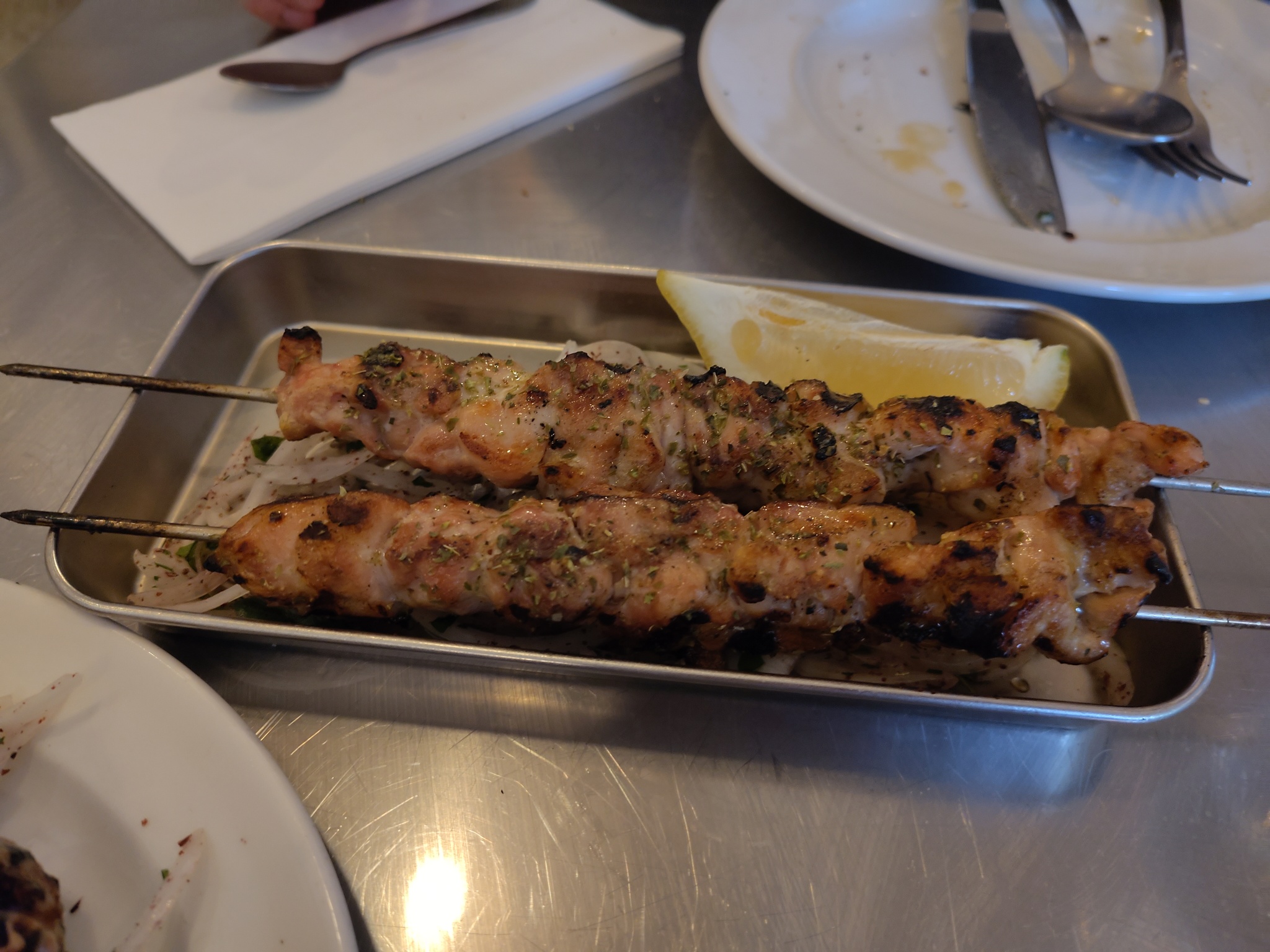 Chicken Souvlakia